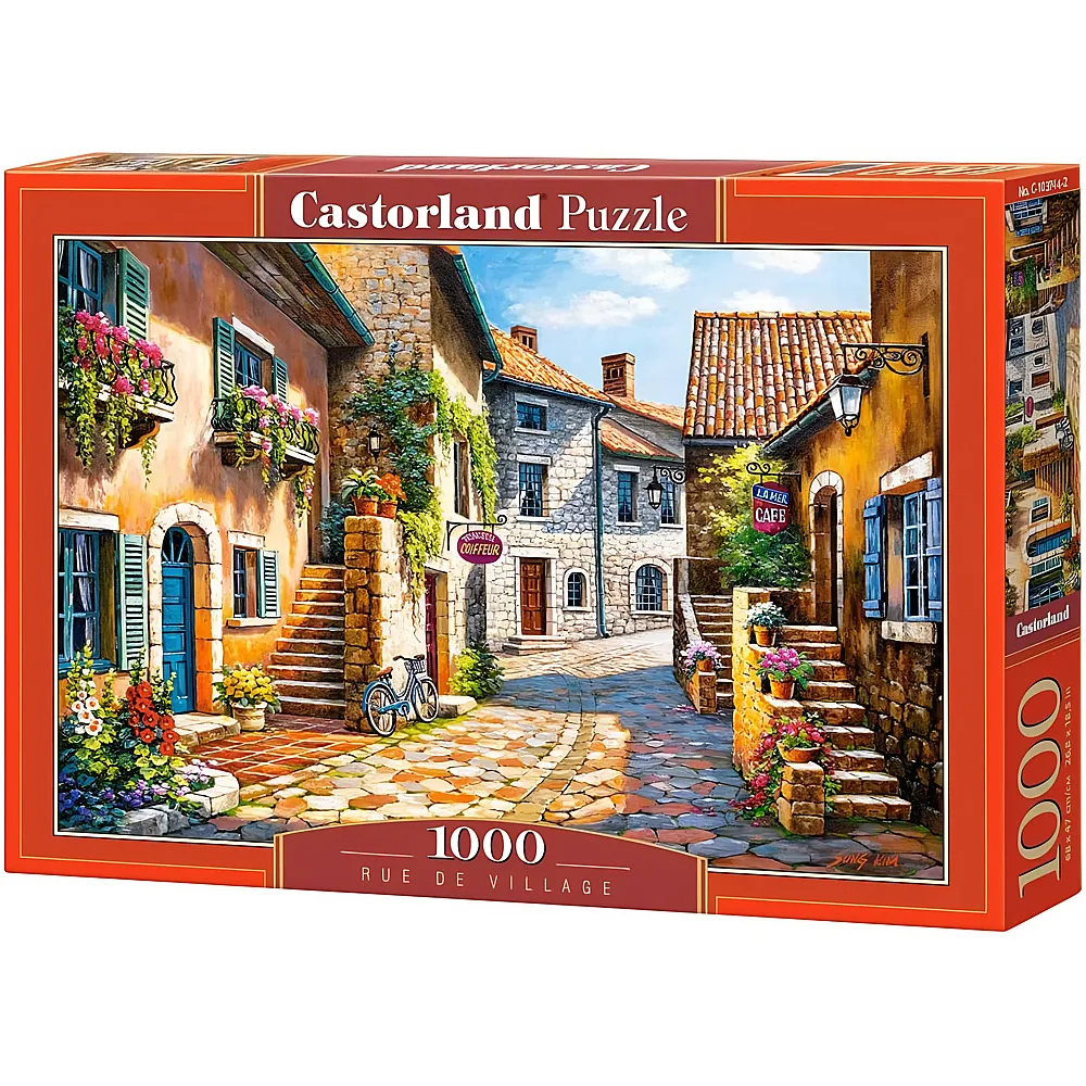 Castorland Puzzle Rue de Village - 1000 Teile