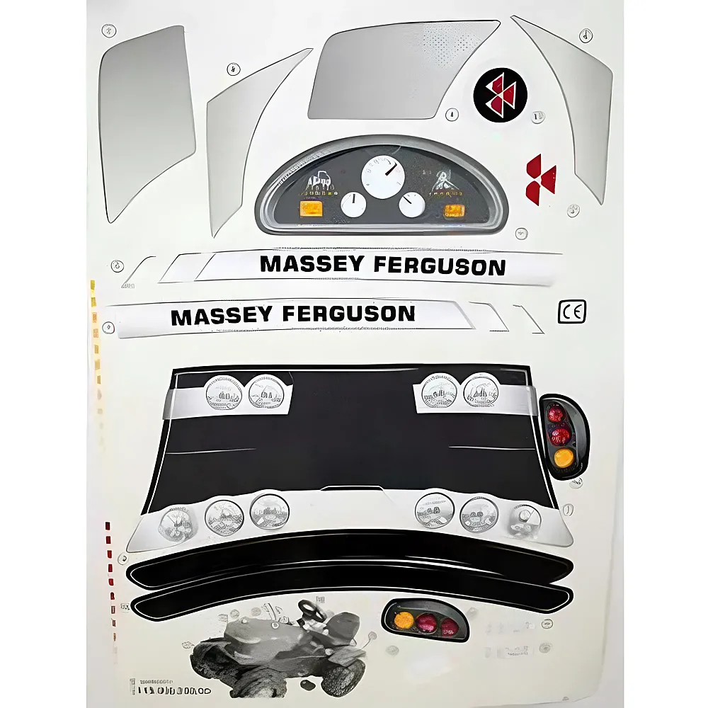 RollyToys Aufkleber Massey Ferguson 8650 | Fahrzeuge Ersatzteile