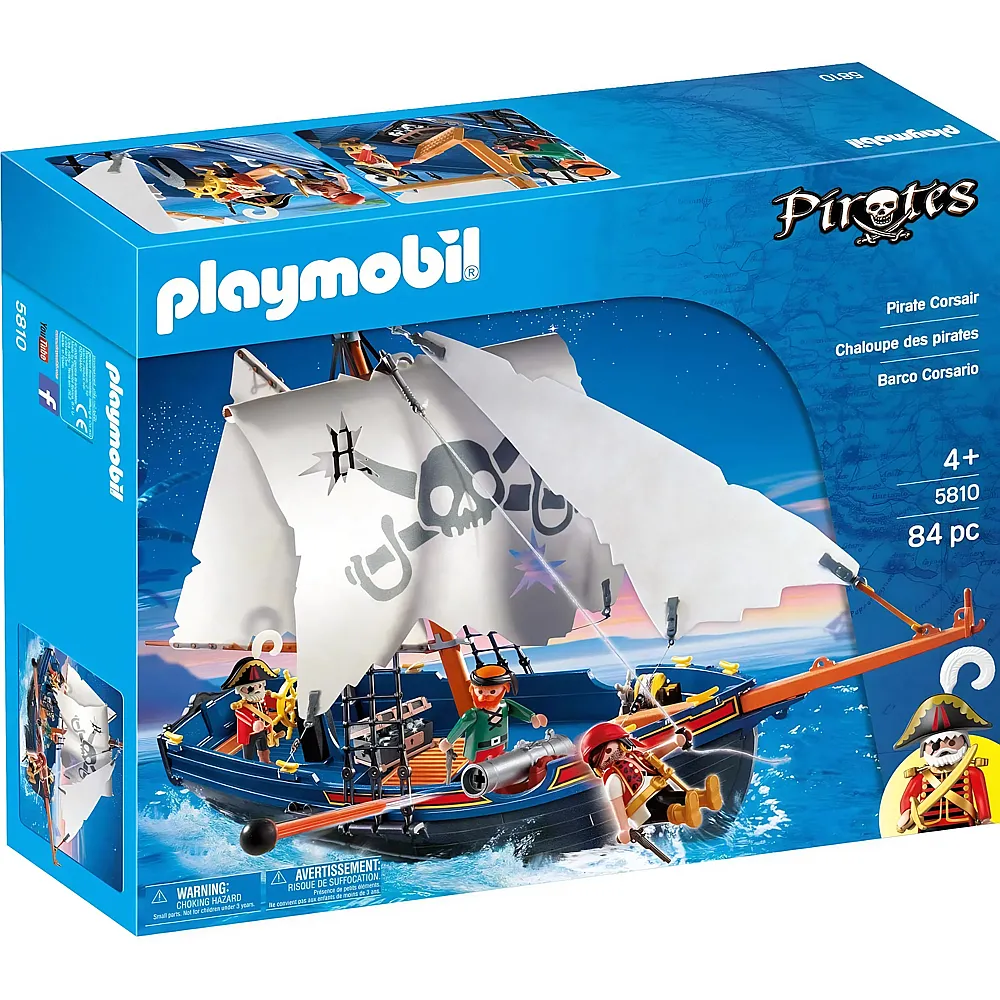PLAYMOBIL Pirates Korsarensegler 5810