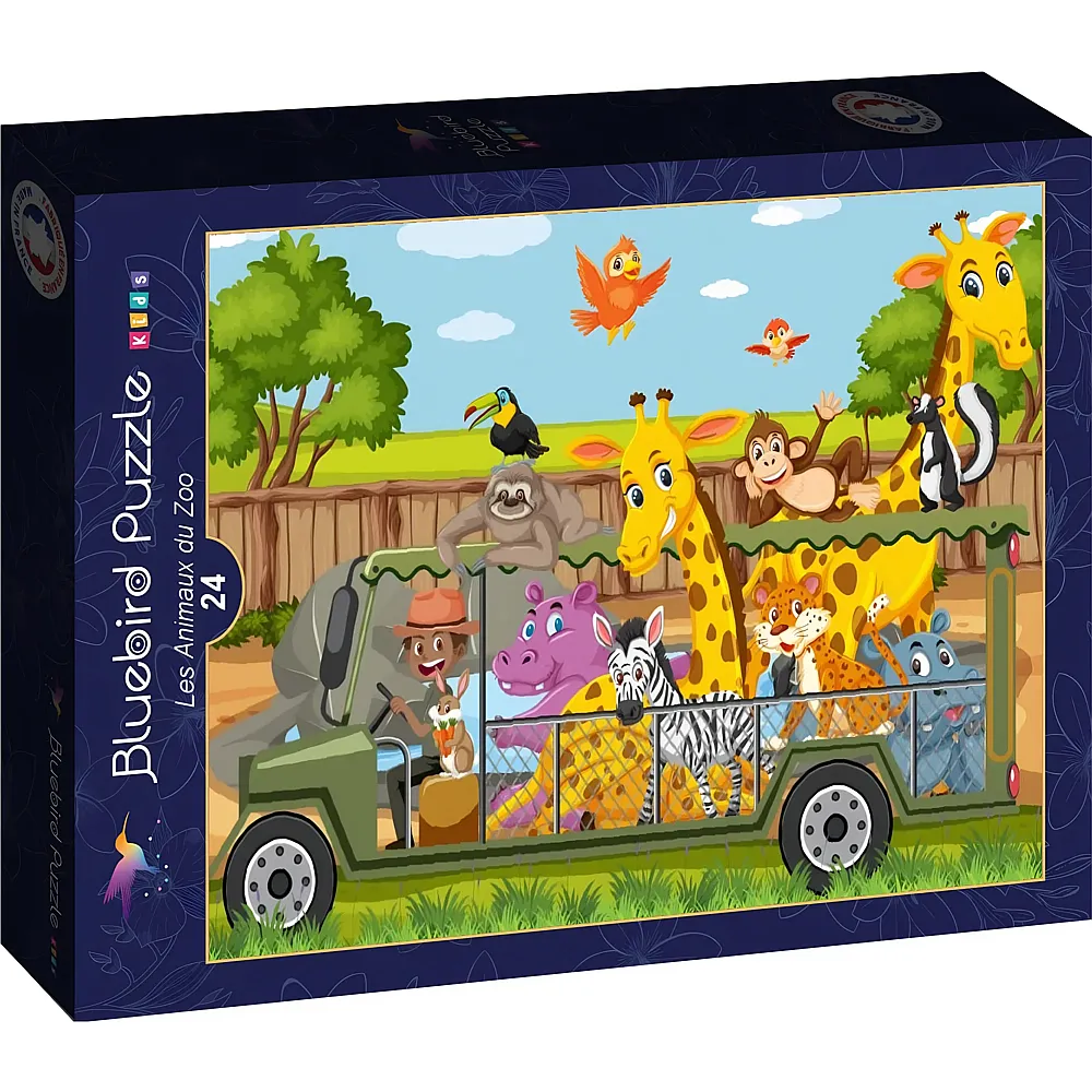Bluebird Puzzle Zootiere 24Teile