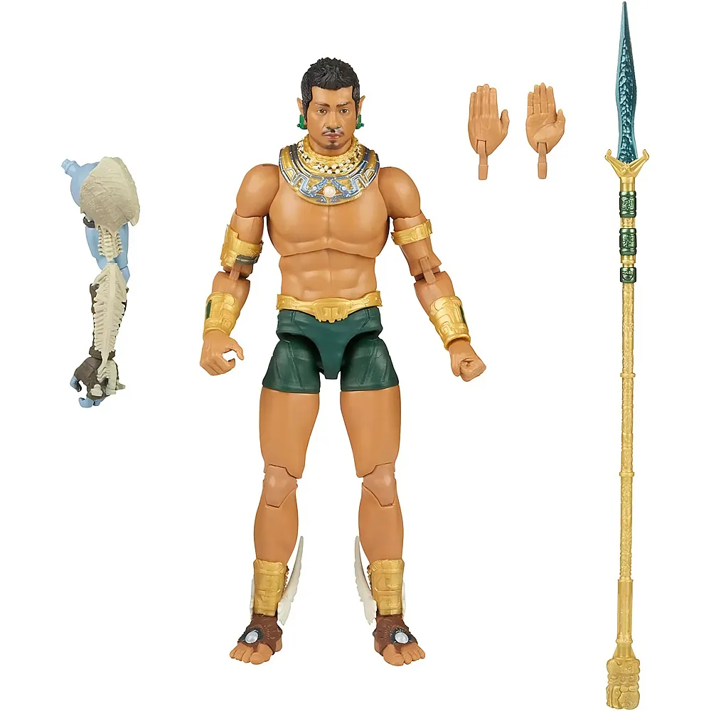 Marvel Hasbro Legends Series Black Panther Wakanda Forever, 15 cm groe Namor Figur, 3 Accessoires, 1 Build-A-Figure Element