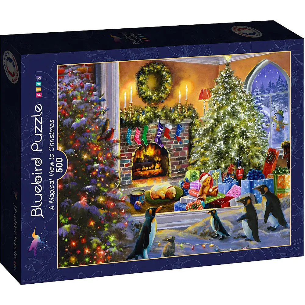 Bluebird Puzzle A Magical View to Christmas 500Teile