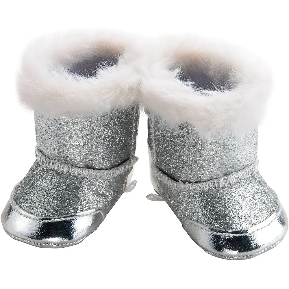 meinspielzeug - Heless Silberstiefel - 38 - 45 cm | Puppenkleider