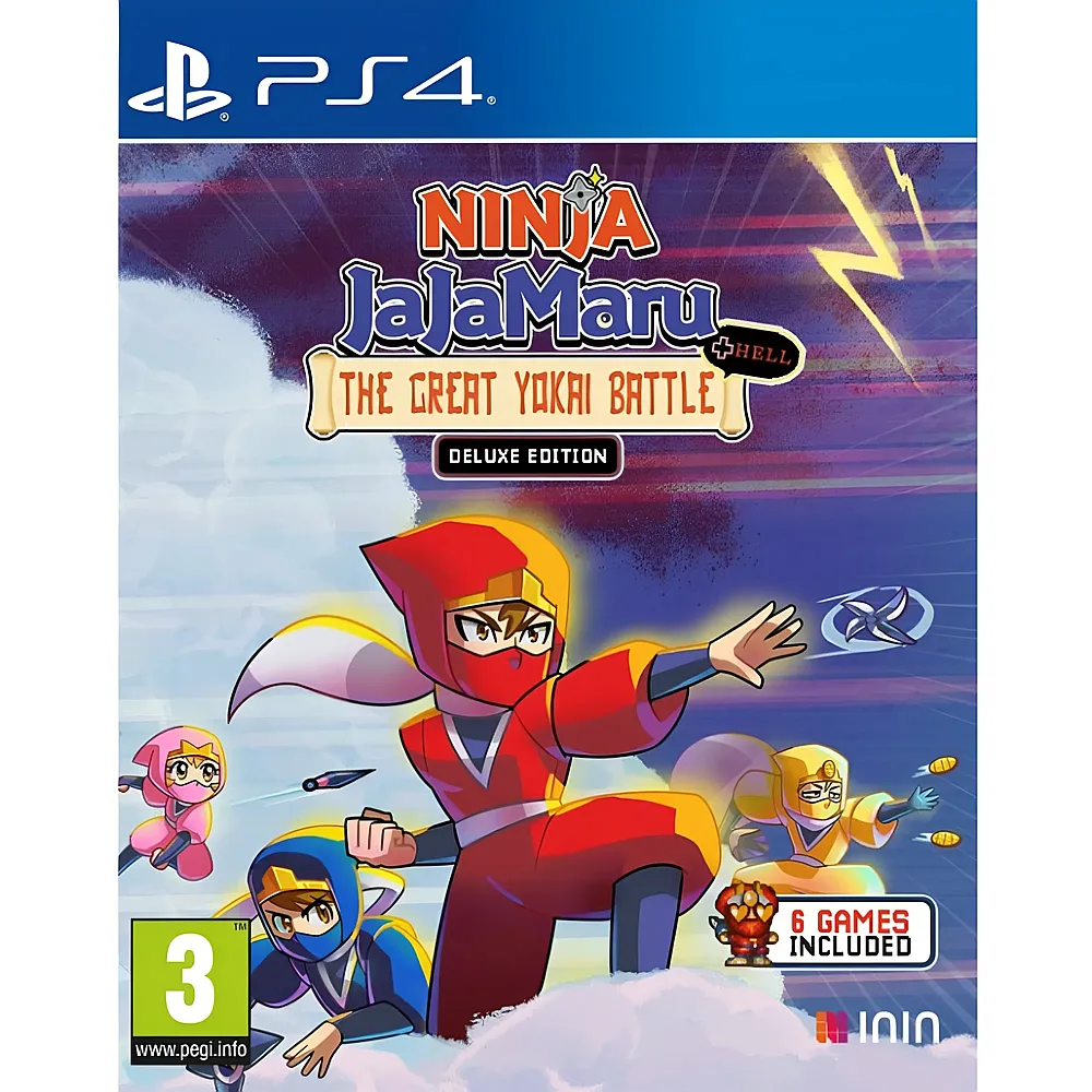 Inin Games Ninja JaJaMaru: The Great Yokai Battle+Hell - Deluxe Edition PS4 D