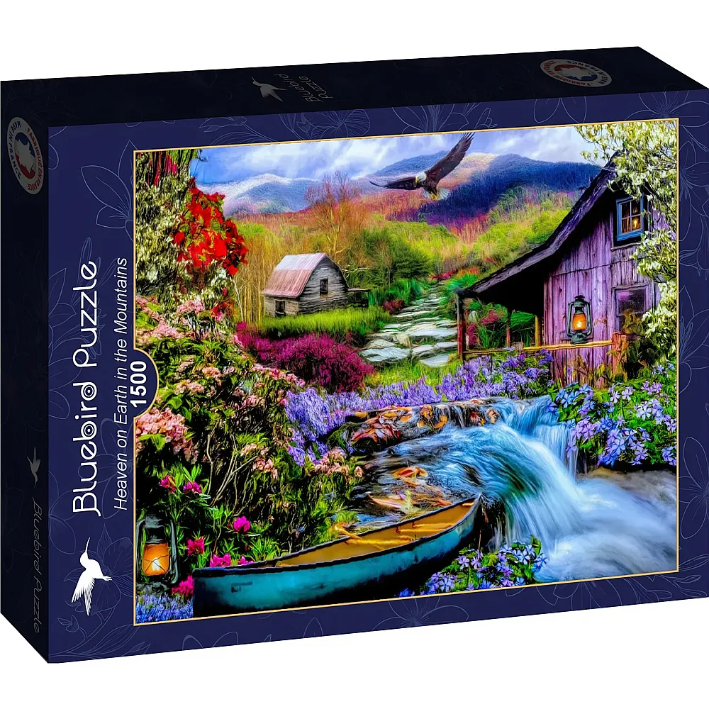Bluebird Puzzle Heaven on Earth in the Mountains - 1500 Teile