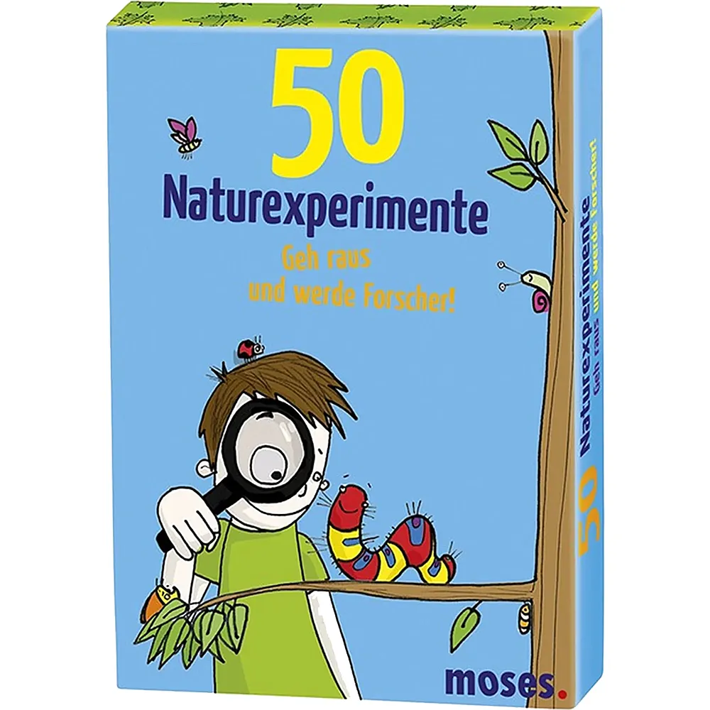 Moses 50 Naturexperimente - Geh raus und werde Forscher