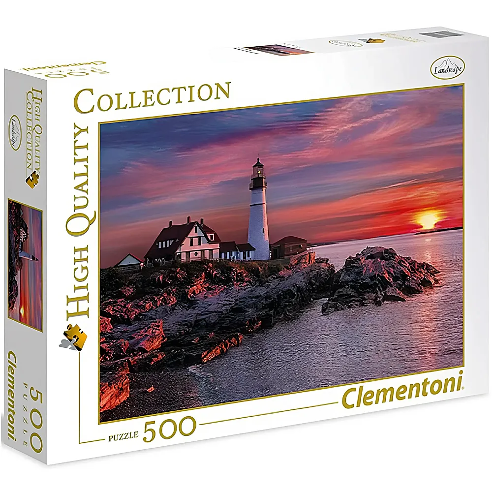 Clementoni Puzzle High Quality Collection Leuchtturm 500Teile