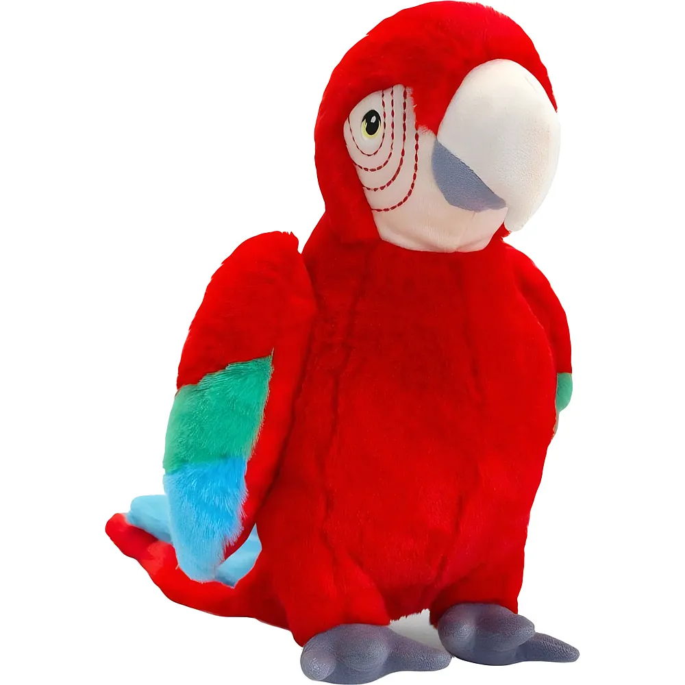 meinspielzeug - KeelToys Keeleco Papagei - 30 cm | V�gel Pl�sch
