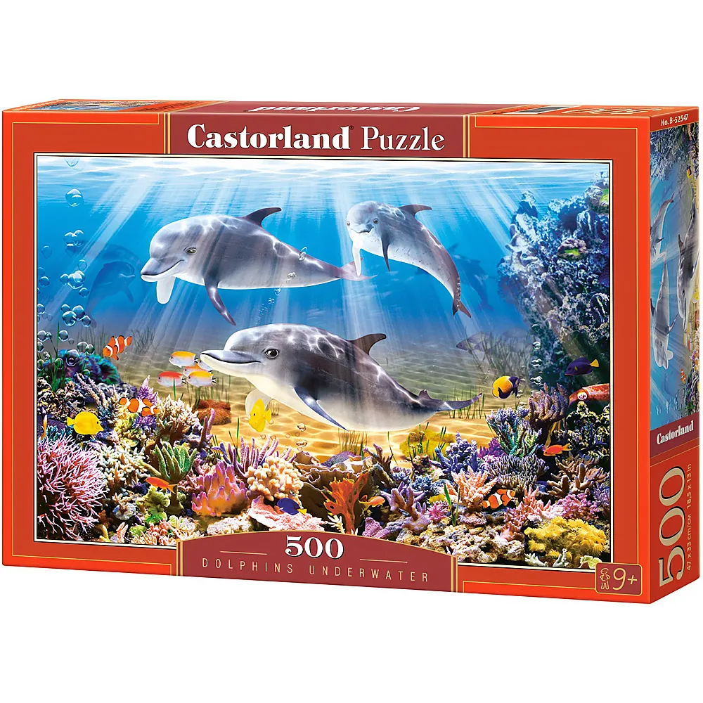 Castorland Puzzle Die Welt der Delfine 500Teile