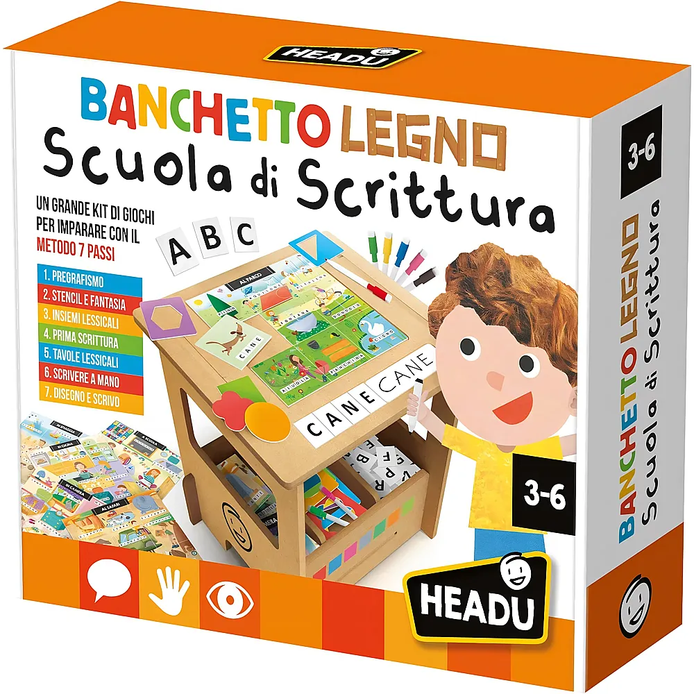 Headu Banchetto Legno Scuola di Scrittura
