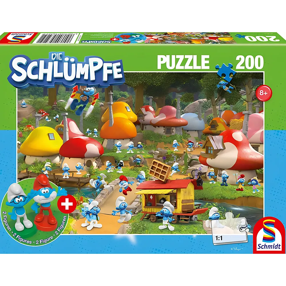 Schmidt Puzzle In Schlumpfhausen - 200 Teile