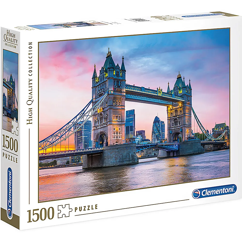 Clementoni Puzzle High Quality Collection Tower Bridge Sunset 1500Teile