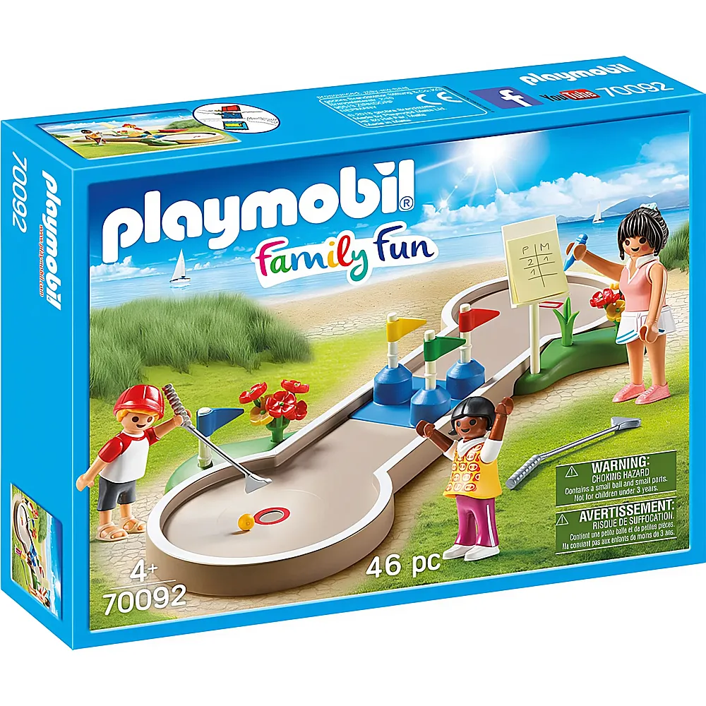 PLAYMOBIL FamilyFun Camping Minigolf 70092