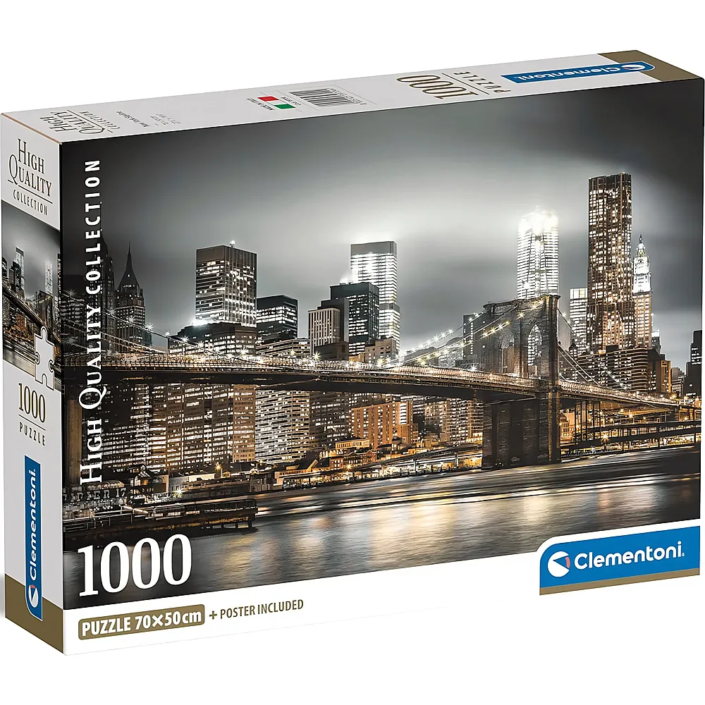 Clementoni Puzzle High Quality Collection Skyline von New York - 1000 Teile