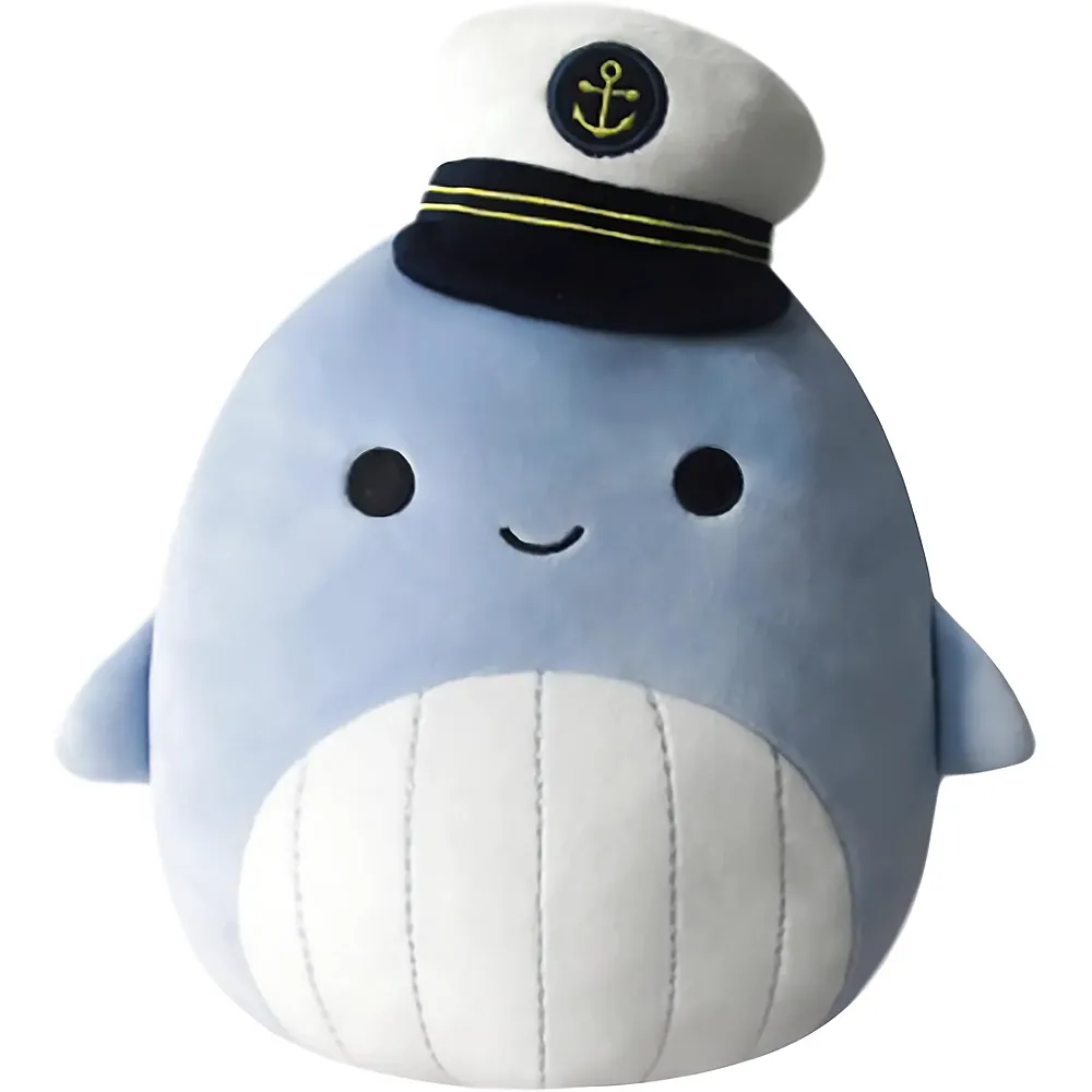 Squishmallows Pl�sch Samir der Blauwal mit Seemannsm�tze - 20 cm