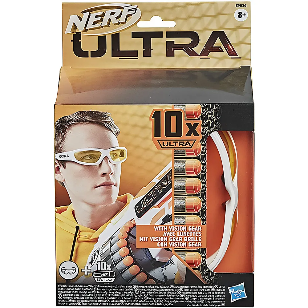 NERF Vision Gear Brille & 10 Ultra Darts