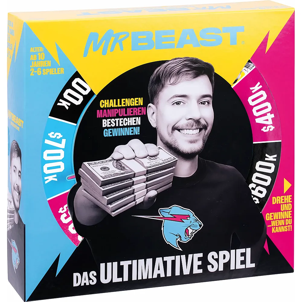 Moose Toys MrBeast Ultimate Game, d 2 - 6 Spieler, ab 10 Jahren