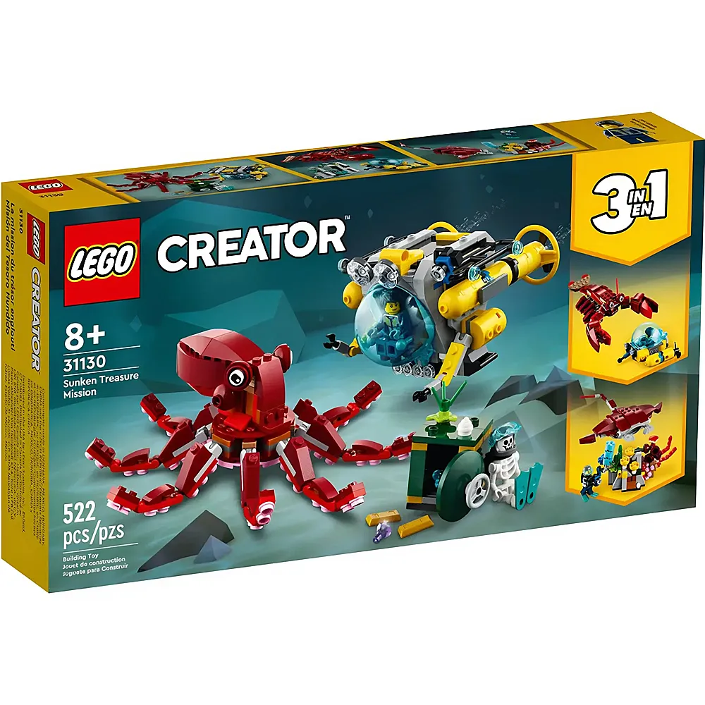LEGO Creator Schatzsuche am Meeresgrund 31130