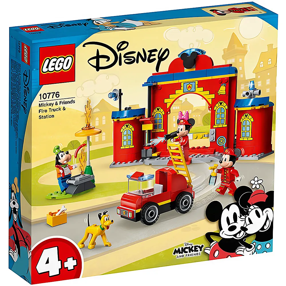 LEGO Mickey and Friends Mickey Mouse Mickys Feuerwehrstation und Feuerwehrauto 10776
