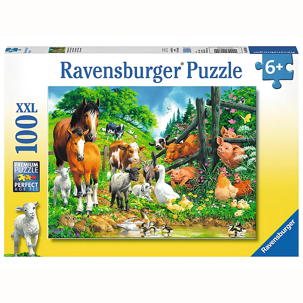Ravensburger Puzzle Versammlung der Tiere 100XXL