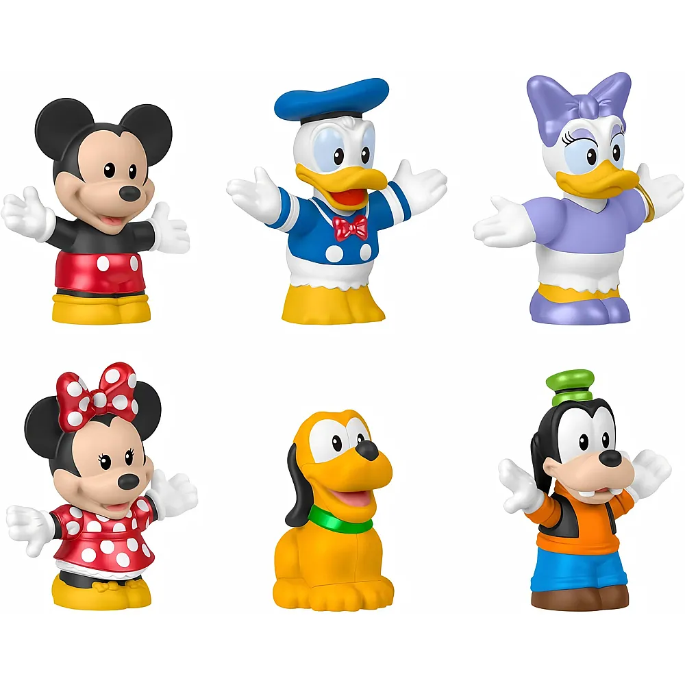 Fisher-Price Little People Mickey Mouse Disney Micky Maus & Seine Freunde 6Teile
