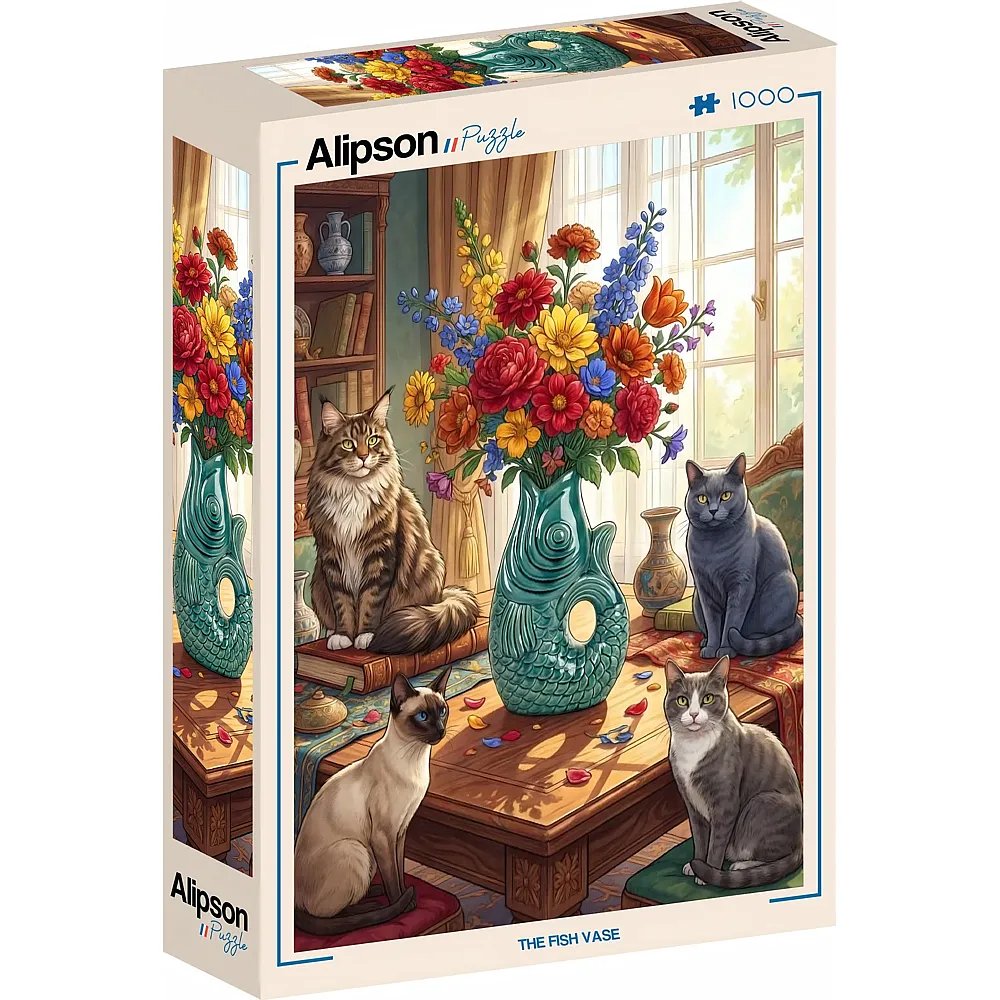Alipson Puzzle Die Fischvase - 1000 Teile