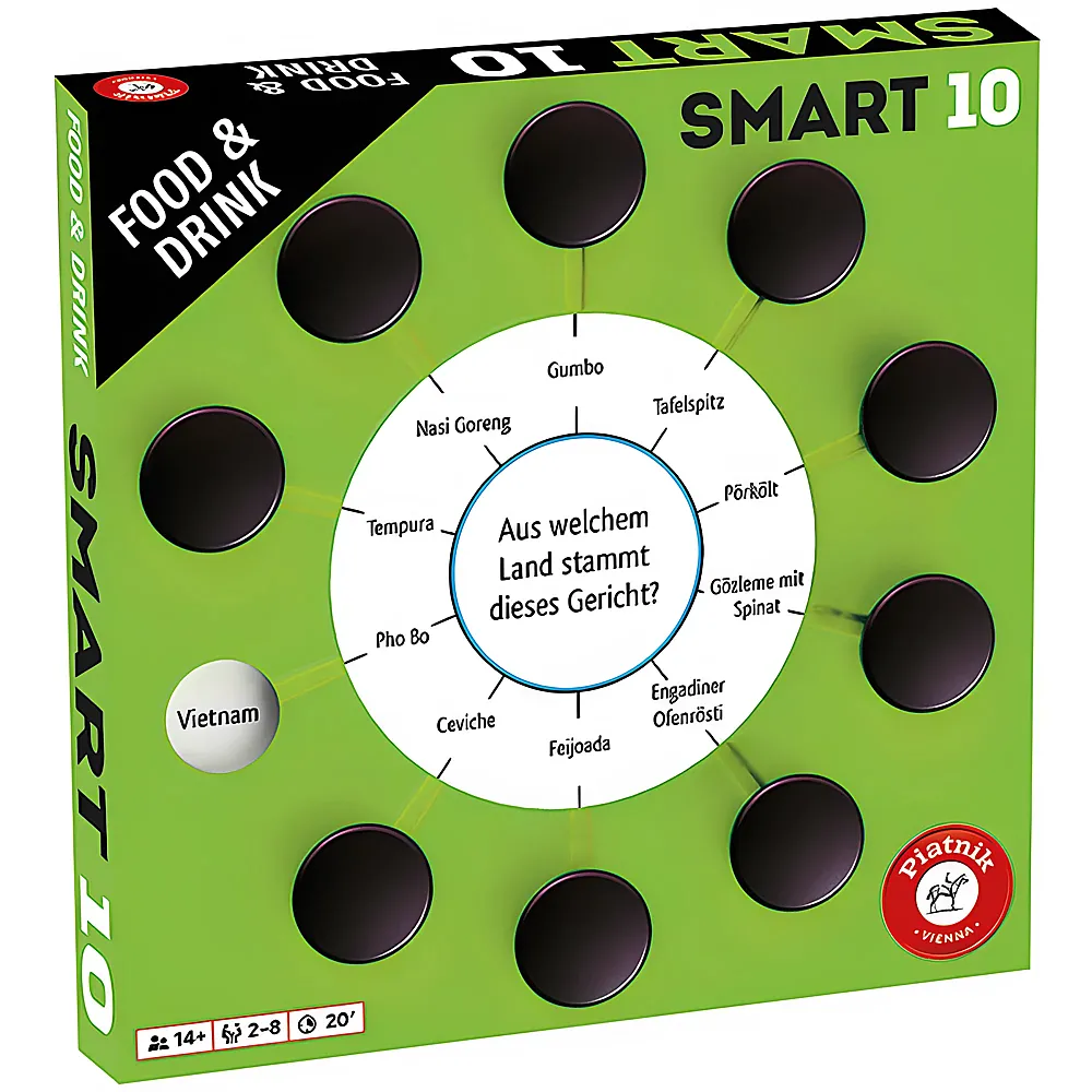 Piatnik Spiele Smart 10 Erweiterung 1 - Food & Drink | Wissenspiele