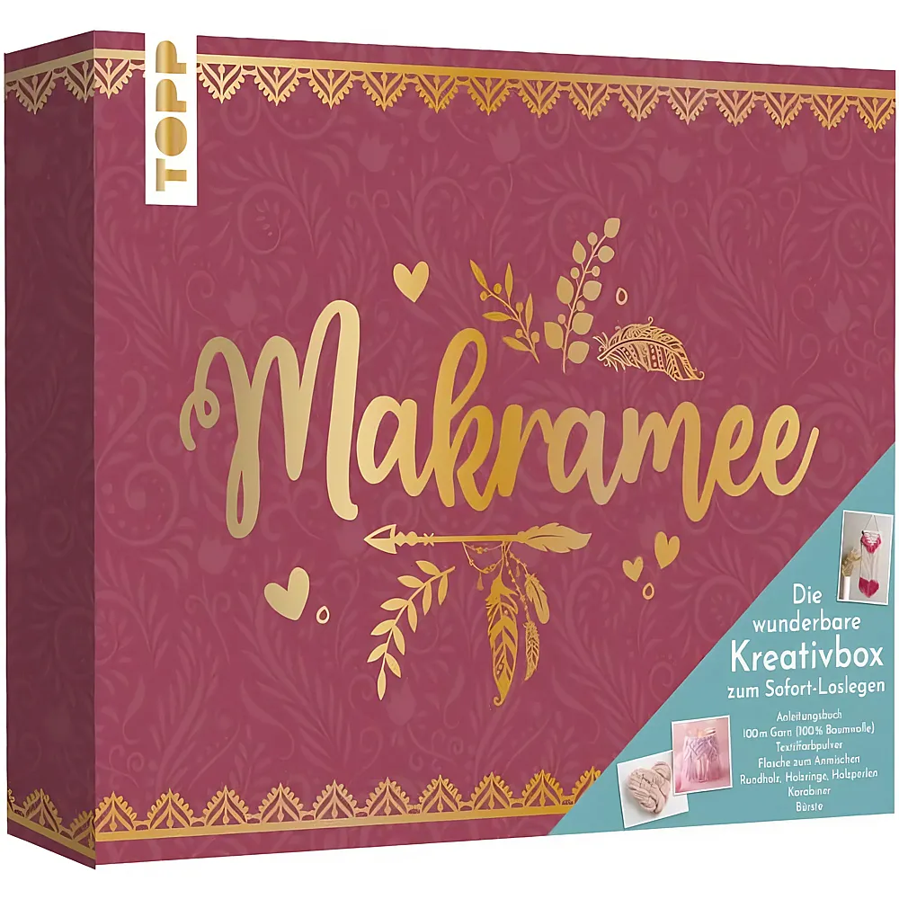 meinspielzeug - Frechverlag Topp Makramee kn�pfen - Die wunderbare Kreativbox | Bastelsets