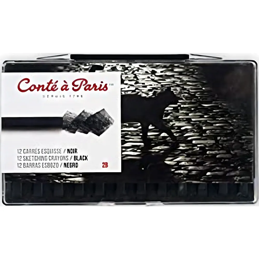 Conte A Paris Conte Carre Schwarz 2B 12er Box - Suche