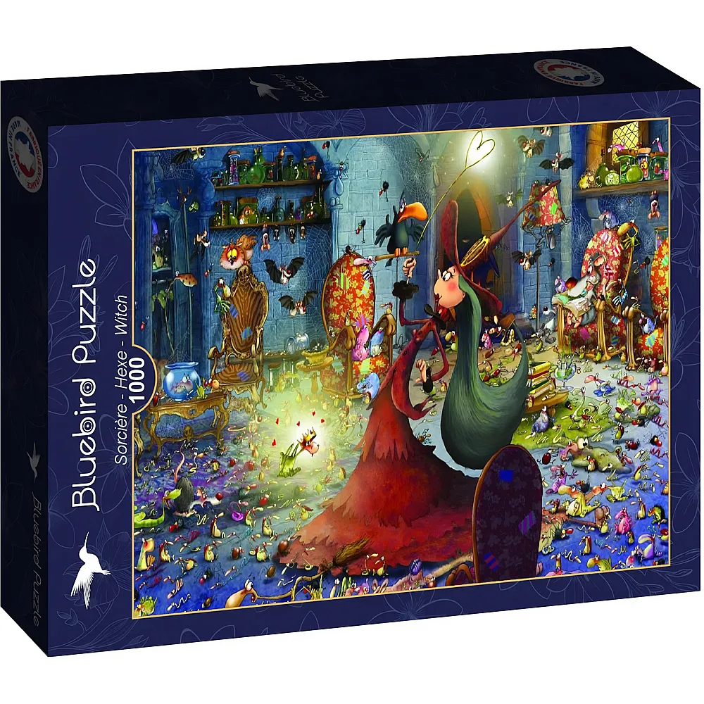 Bluebird Puzzle Franois Ruyer Sorci�re - Hexe - Witch - 1000 Teile