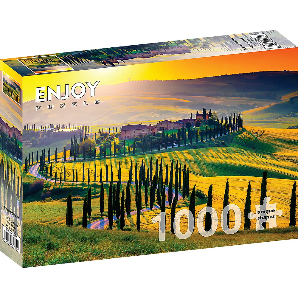 Enjoy Puzzle Sonnenuntergang in der Toskana - 1000 Teile