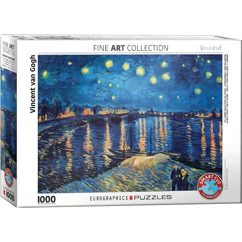 Eurographics Puzzle Vincent van Gogh Sternennacht �ber der Rh�ne, 1888 1000Teile