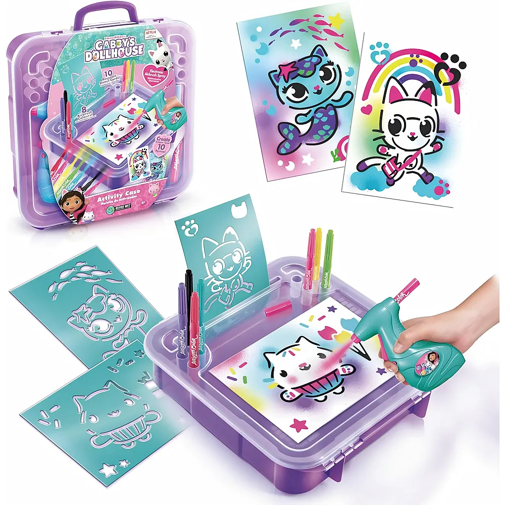 Canal Toys Gabby's Dollhouse Gabbys Dollhouse Airbrush Activity Case