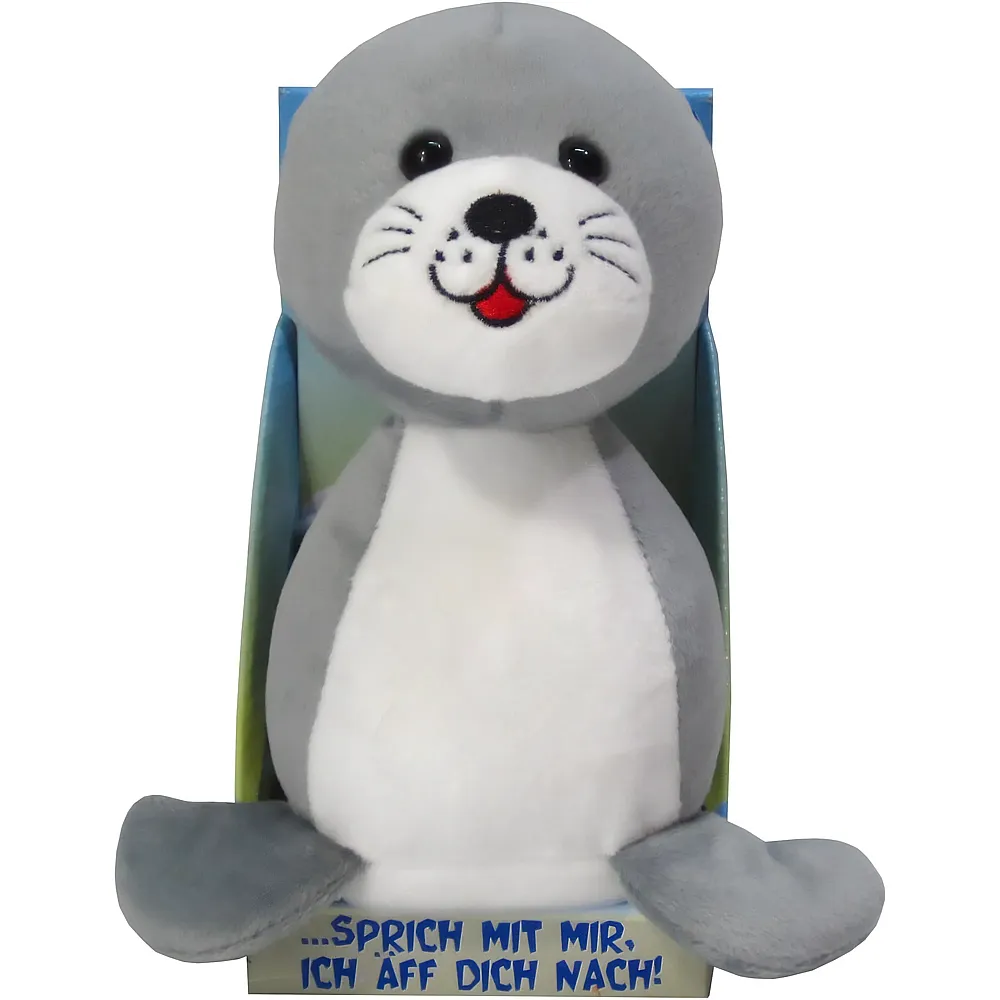 meinspielzeug - K�gler Labertier Seehund Skibbi mit Wiedergabefunktion - 17 cm | Meerestiere Pl�sch