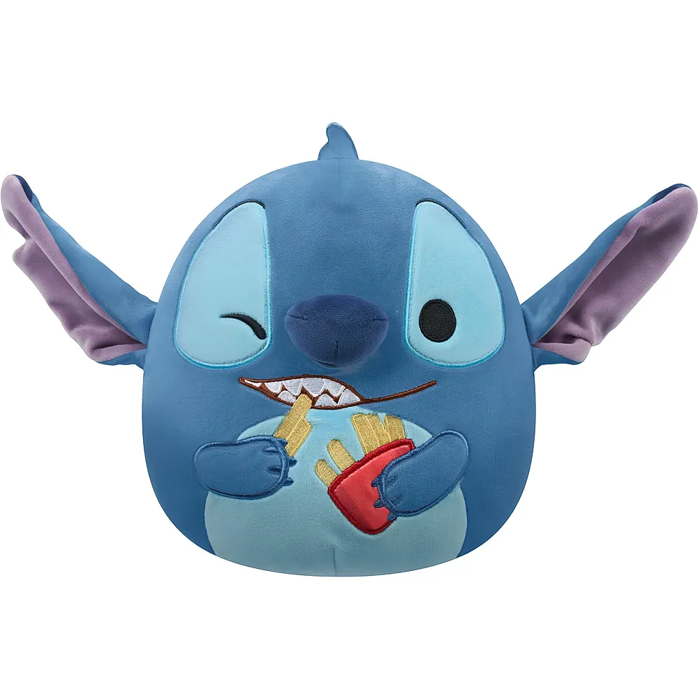 Squishmallows Pl�sch Lilo & Stitch Stitch mit Pommes - 25 cm