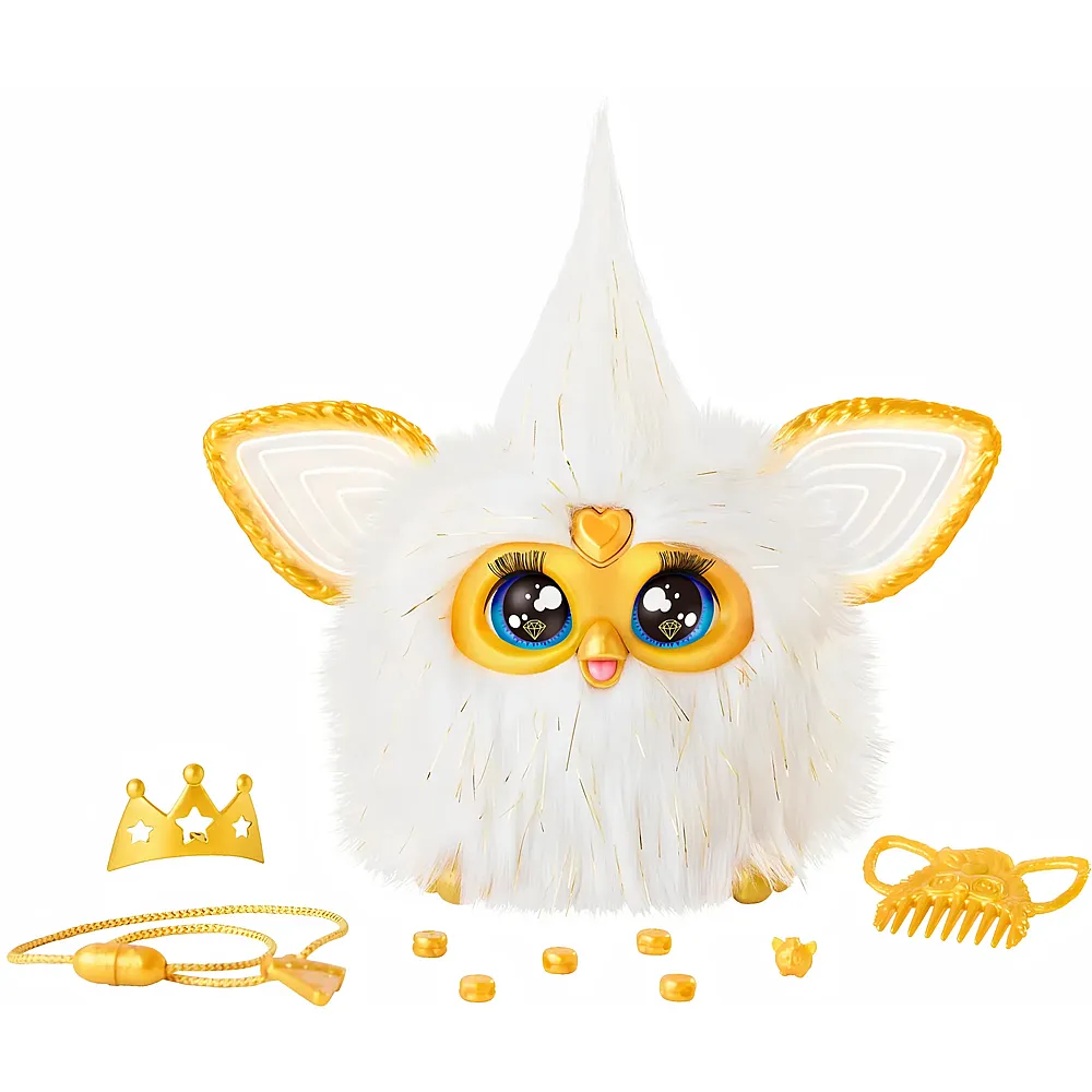 Hasbro Furby Gold Glam interaktives Pl�schspielzeug