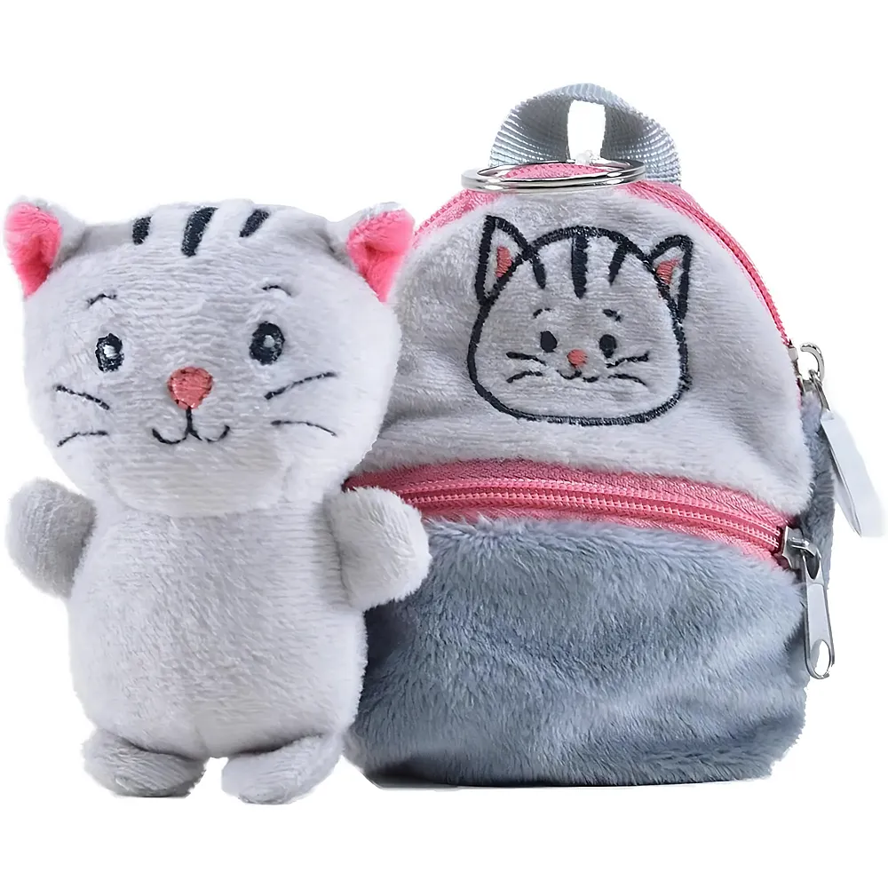 K�gler Friends2Go Pl�sch Katze Mai im Rucksack 12,5cm