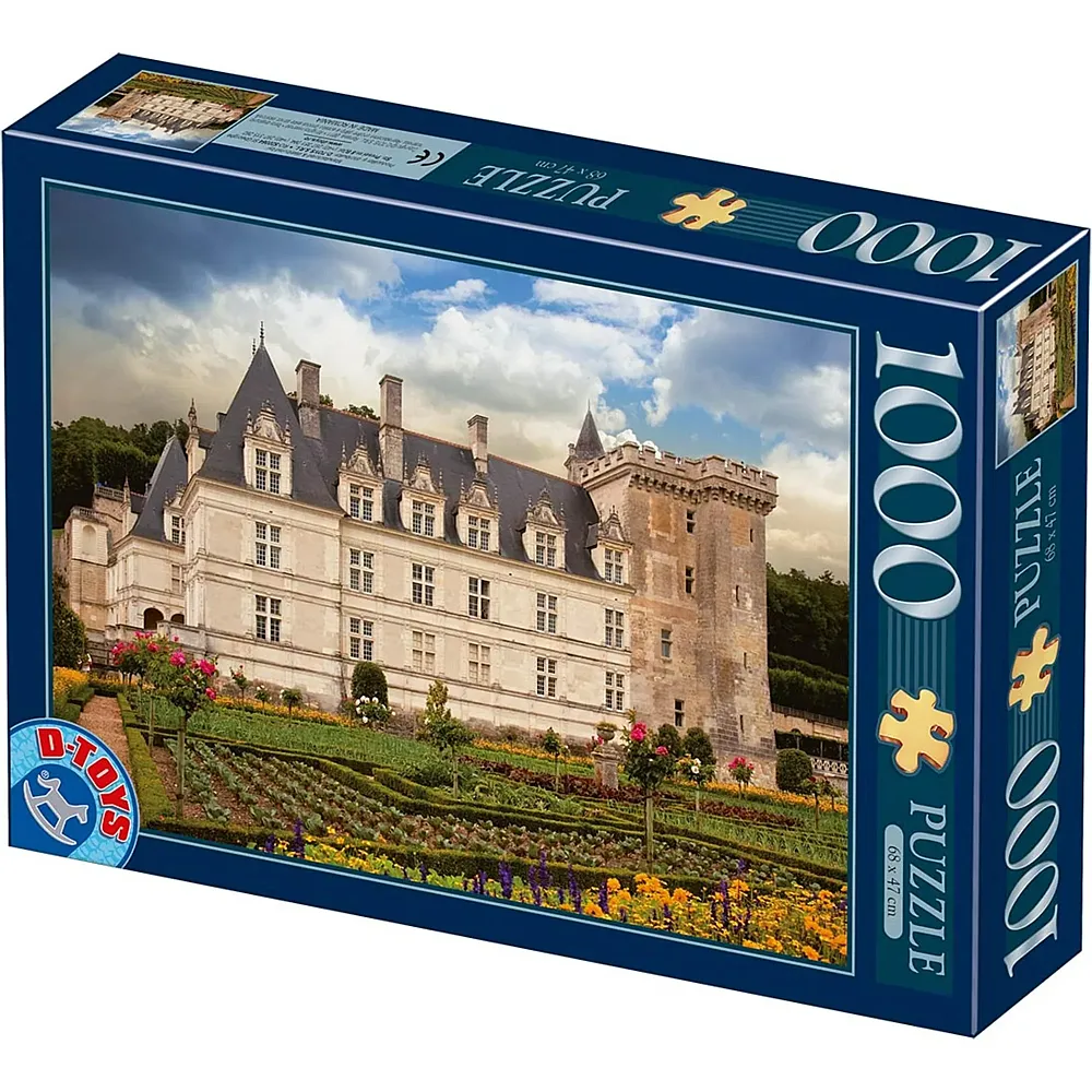 DToys Puzzle Franz�sisches Schloss: Ch�teau de Villandry 1000Teile