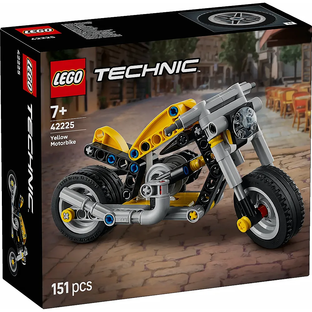 LEGO Technic Gelbes Motorrad 42225