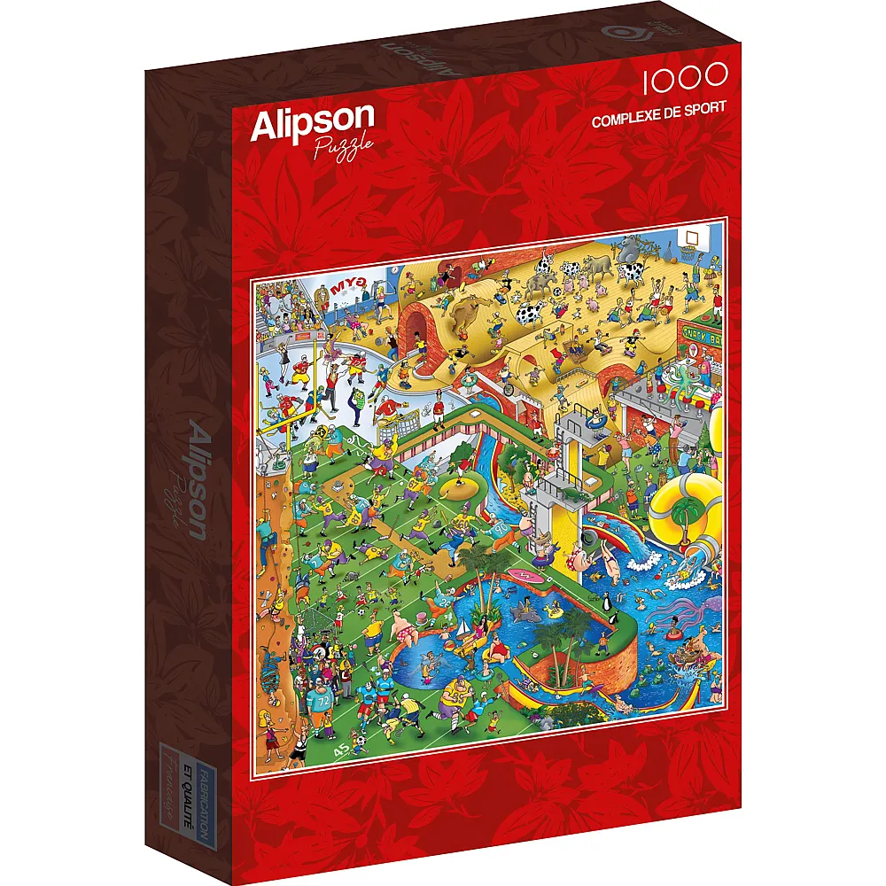 Alipson Puzzle Steve Skelton - Sports Complex - 1000 Teile