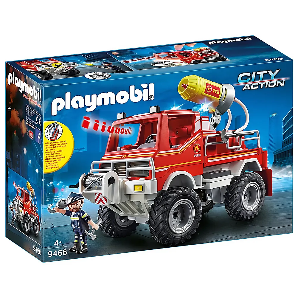 PLAYMOBIL City Action Feuerwehr-Truck 9466