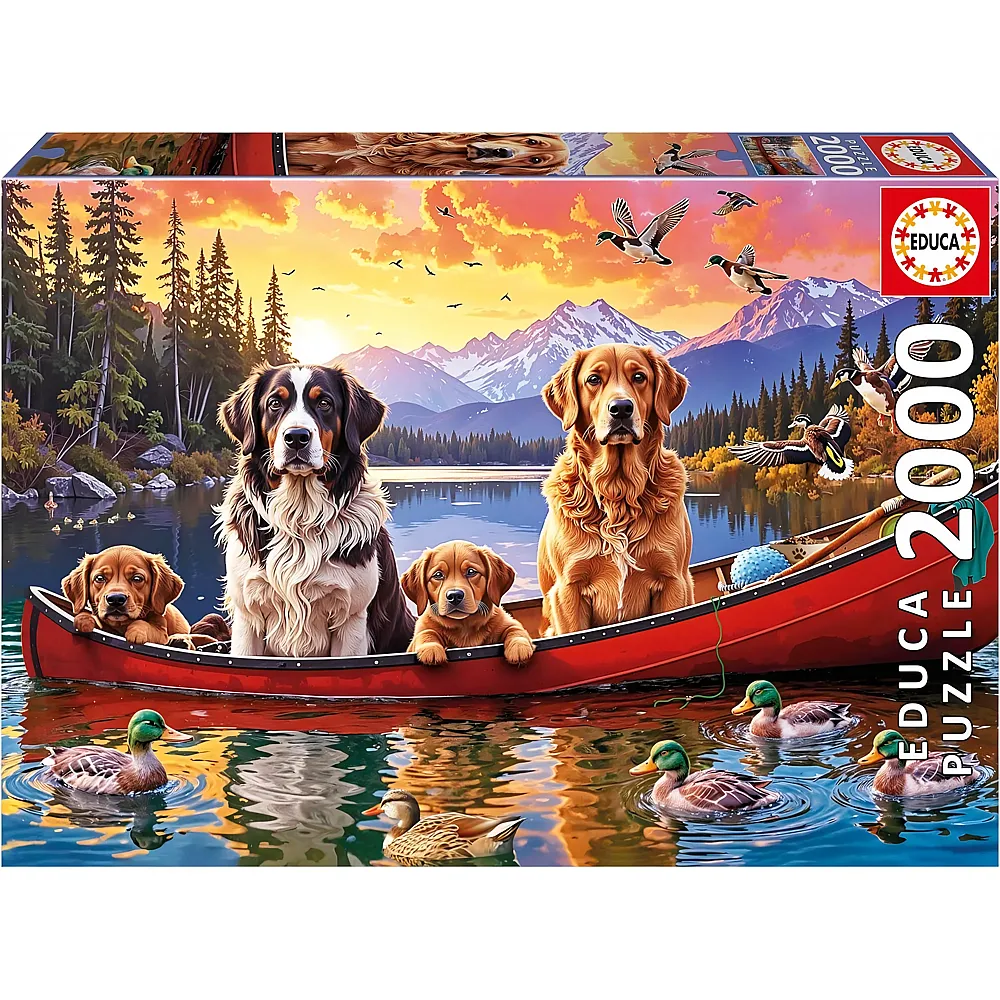 Educa Puzzle Sonntag mit den Kindern - 2000 Teile