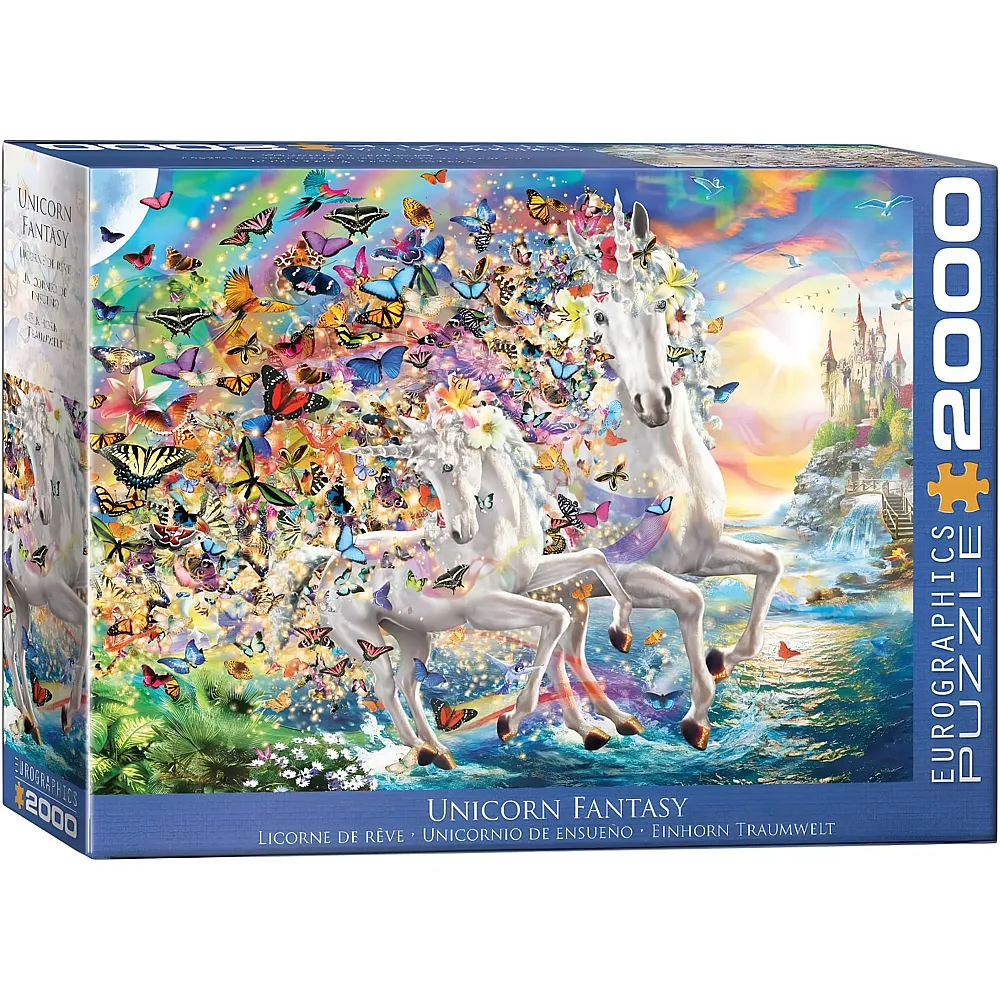 Eurographics Puzzle Unicorn Fantasy 2000Teile