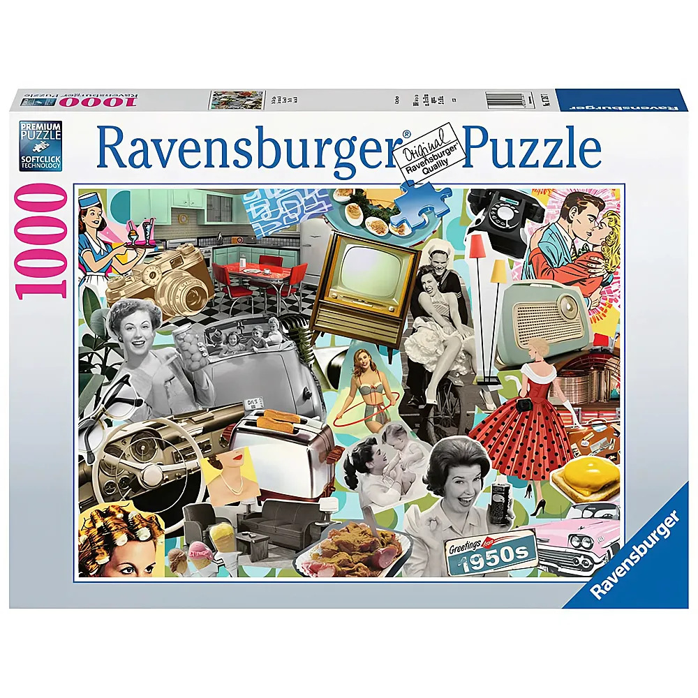 Ravensburger Puzzle Die 50er Jahre 1000Teile