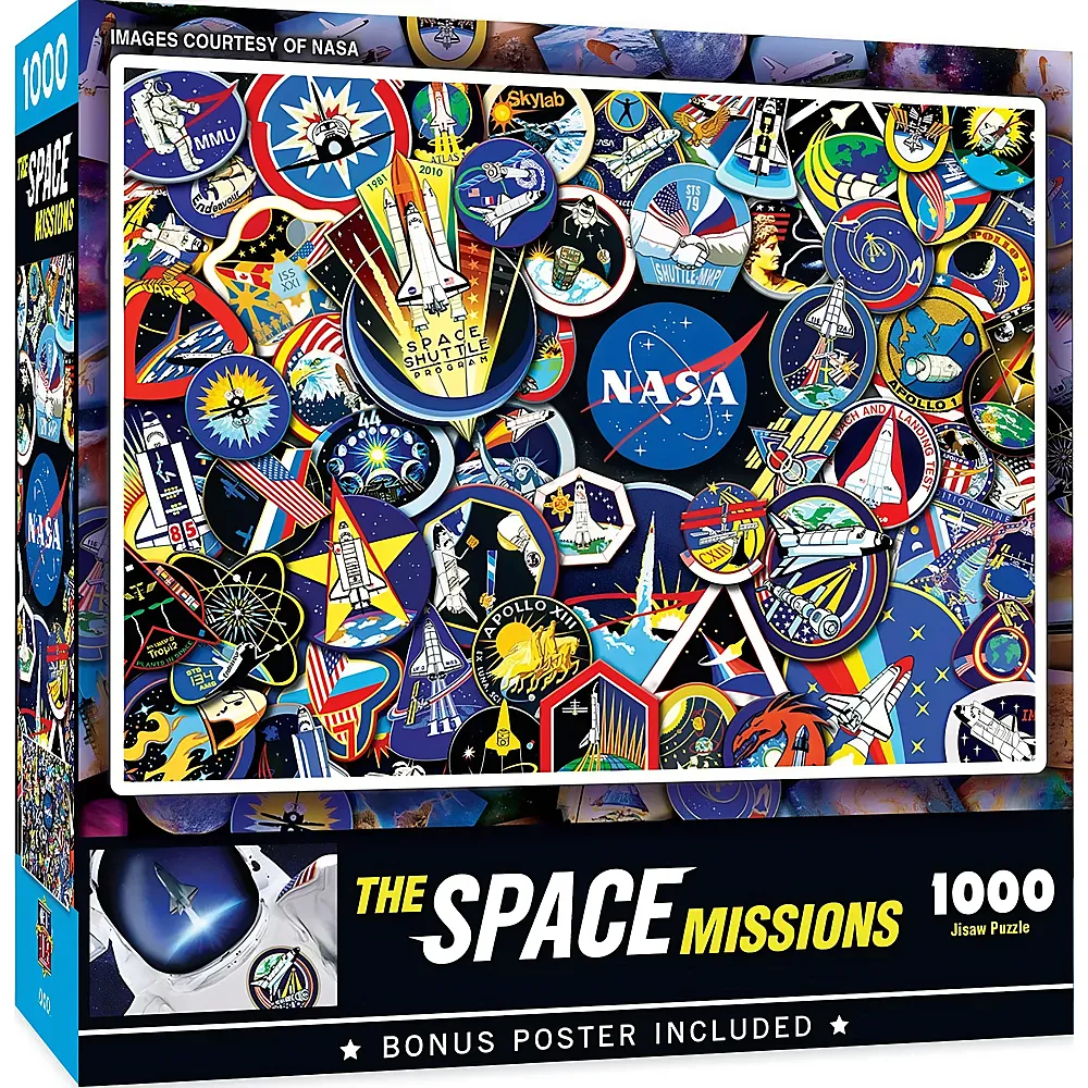 Master Pieces Puzzle NASA - The Space Missions 1000Teile