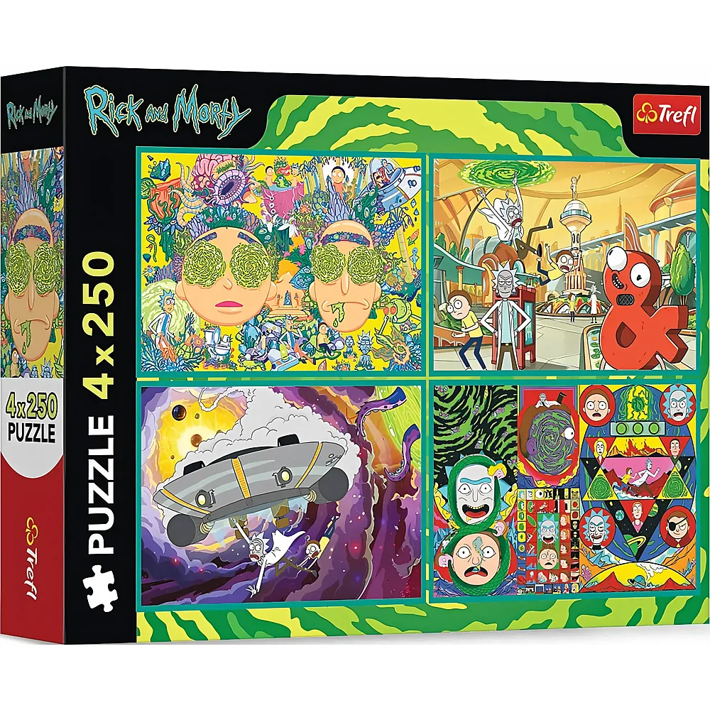 Trefl Puzzle Die verdrehte Welt von Rick and Morty 250Teile