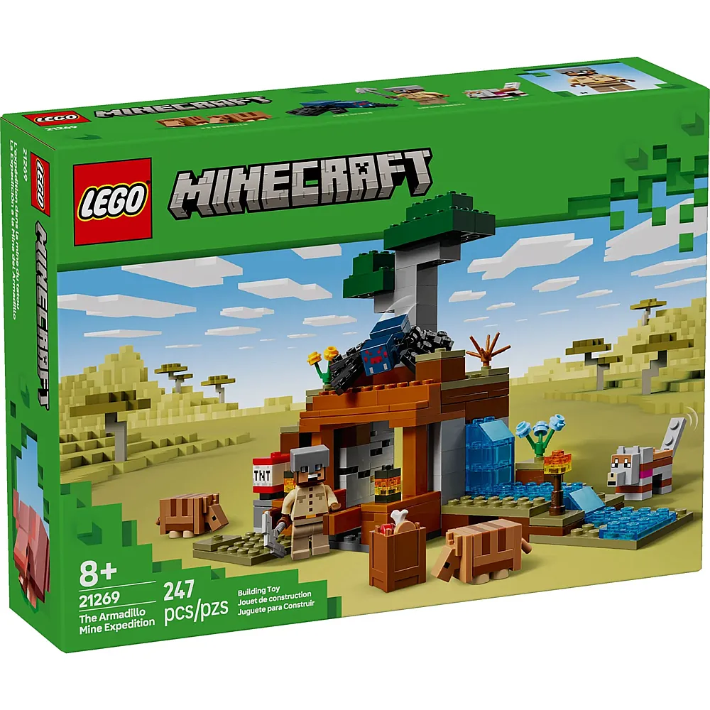 LEGO Minecraft Die Expedition zur G�rteltiermine 21269