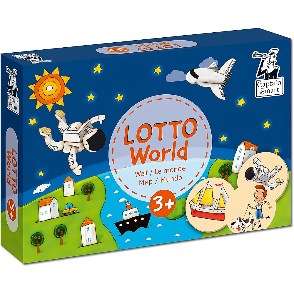Captain Smart Memory-Spiel, Lotto Welt Fahrzeuge, Menschen Lernspiel f�r Kinder Brettspiel f�r 3 Jahre alte Jungen & M�dchen 3+