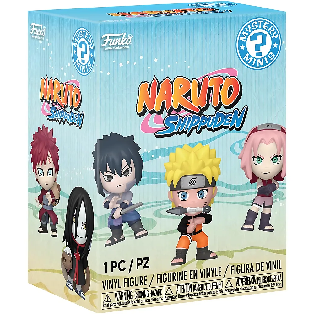 Funko Mystery Minis Naruto Blindpacks im Thekendisplay