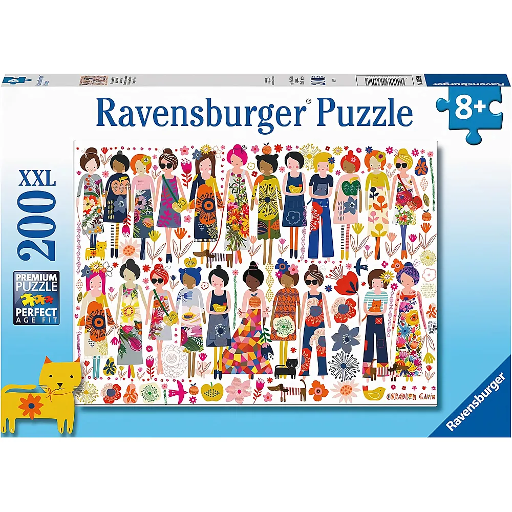 Ravensburger Puzzle Blumige Freundschaft - 200 Teile